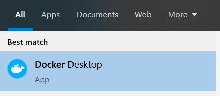 Docker Desktopを起動する