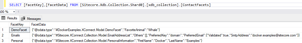 Dockerの例 xConnectモデル