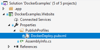 Visual Studio DockerDeploy
